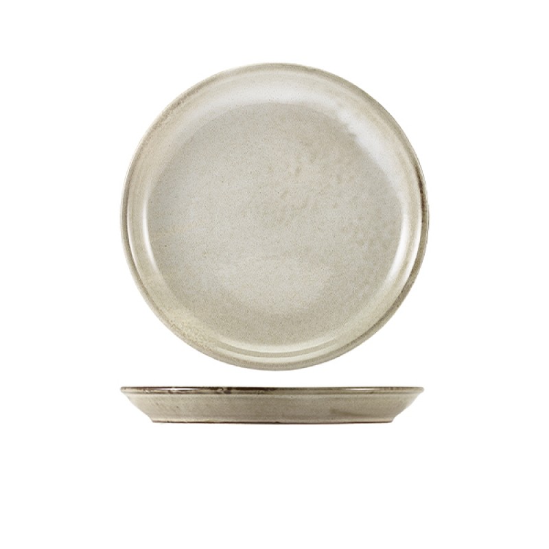 Terra Porcelain Grey Coupe Plate 19cm Terra Porcelain Grey Coupe Plate 19cm
