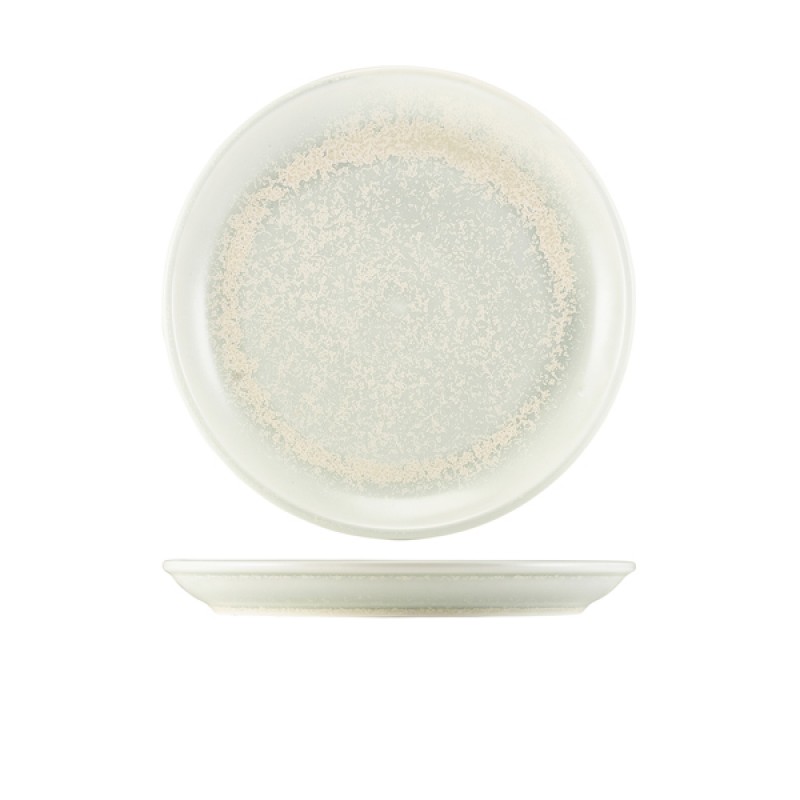 Terra Porcelain Pearl Coupe Plate 24cm Terra Porcelain Pearl Coupe Plate 24cm
