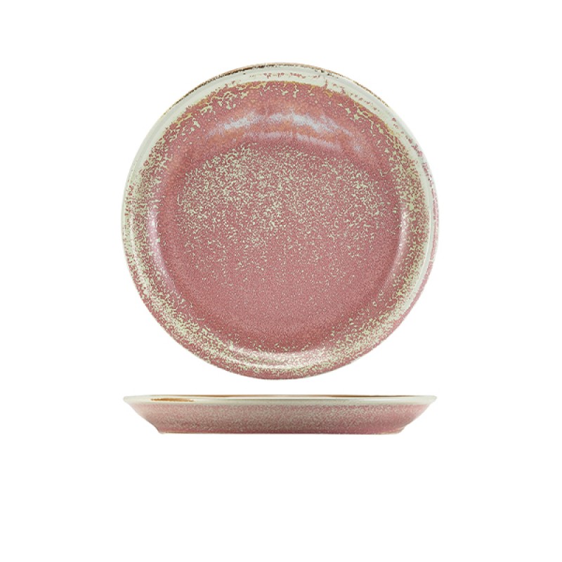 Terra Porcelain Rose Coupe Plate 19cm Terra Porcelain Rose Coupe Plate 19cm