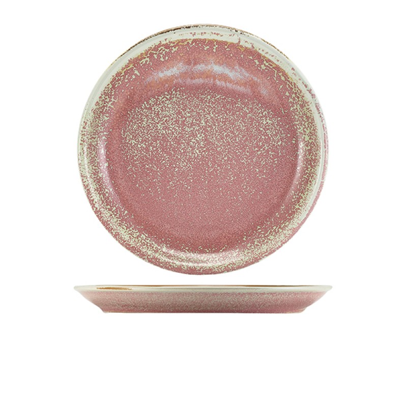 Terra Porcelain Rose Coupe Plate 27.5cm Terra Porcelain Rose Coupe Plate 27.5cm