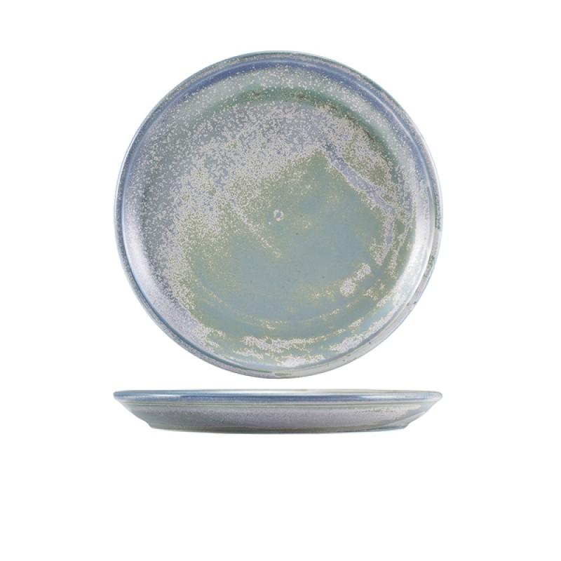 Terra Porcelain Seafoam Coupe Plate 24cm Terra Porcelain Seafoam Coupe Plate 24cm