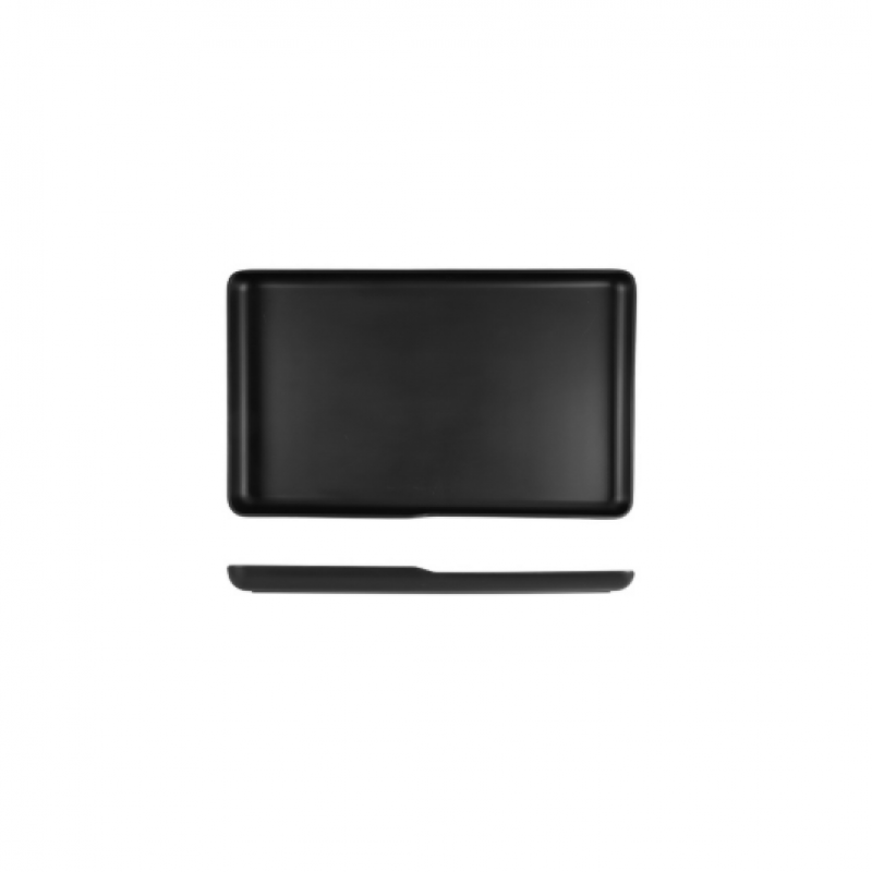 Black Copenhagen Melamine GN 1/1 Platter 53 x 32.5 x 3.5cm