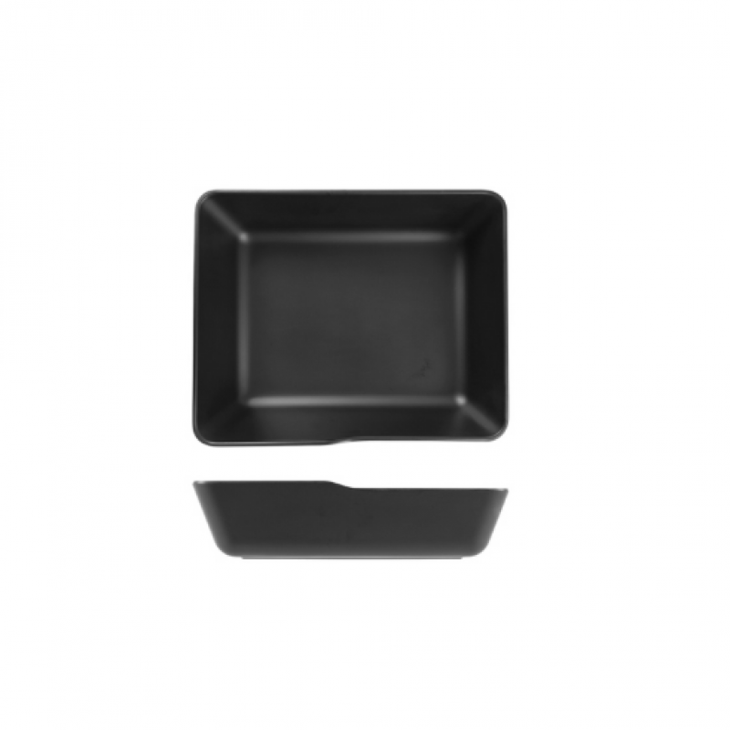 Black Copenhagen Melamine GN 1/2 Deep Dish 32.5 x 26.5 x 8cm