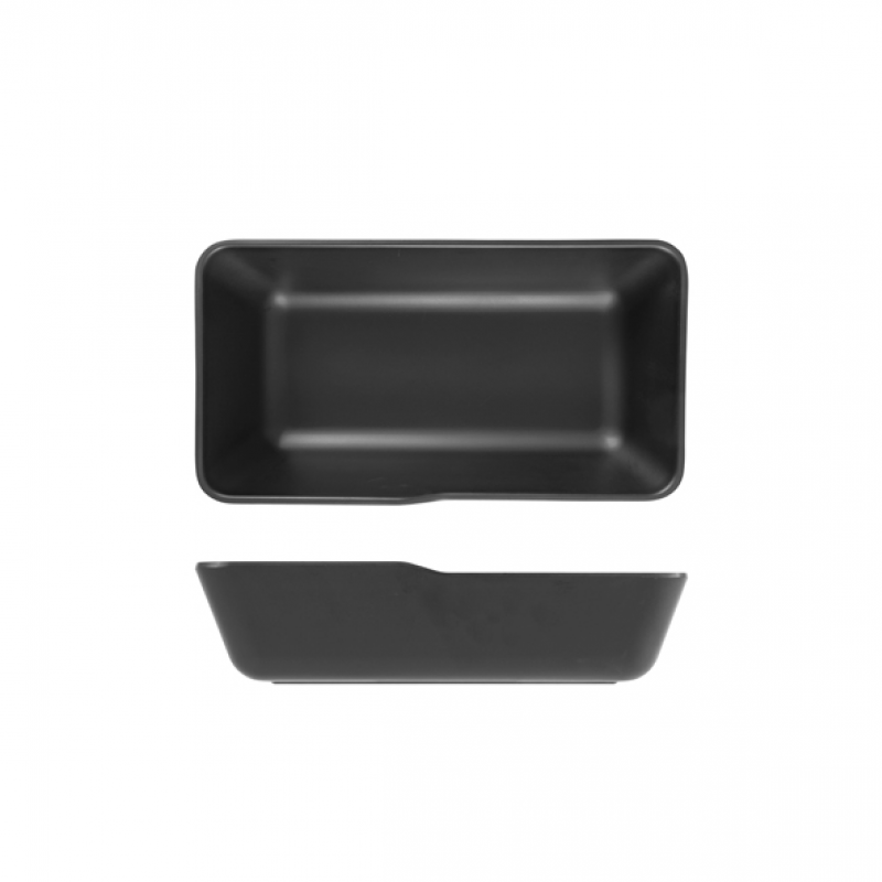 Black Copenhagen Melamine GN 1/3 Deep Dish 32.5 x 17.6 x 8cm