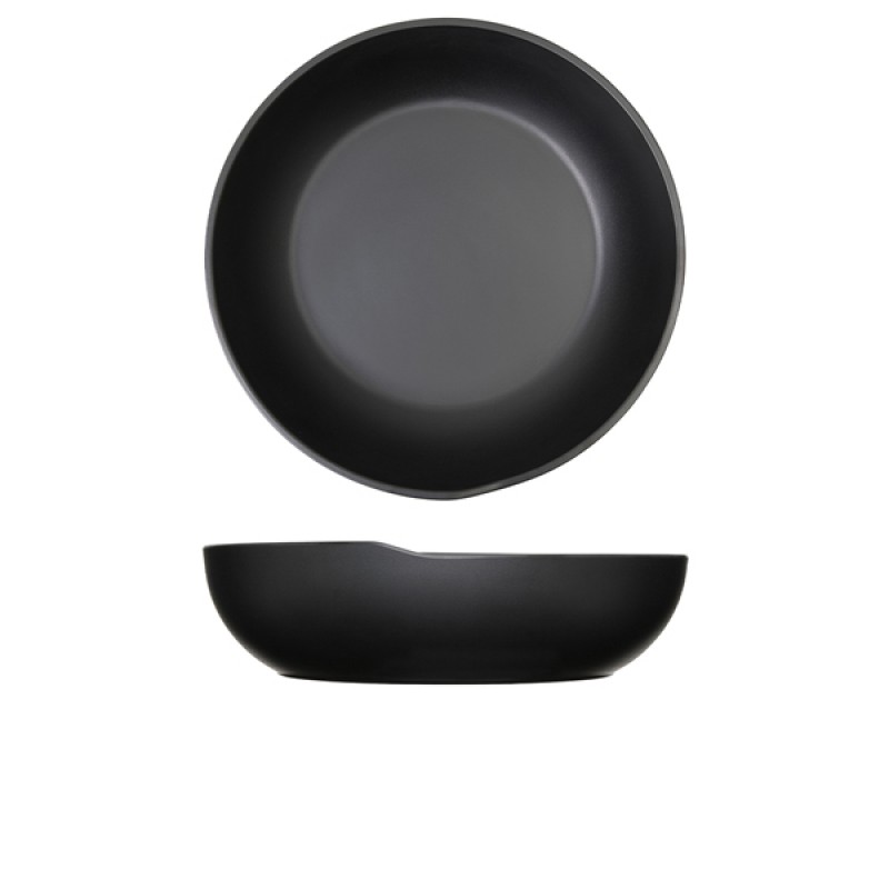 Black Copenhagen Melamine Bowl 28 x 7.5cm Black Copenhagen Melamine Bowl 28 x 7.5cm