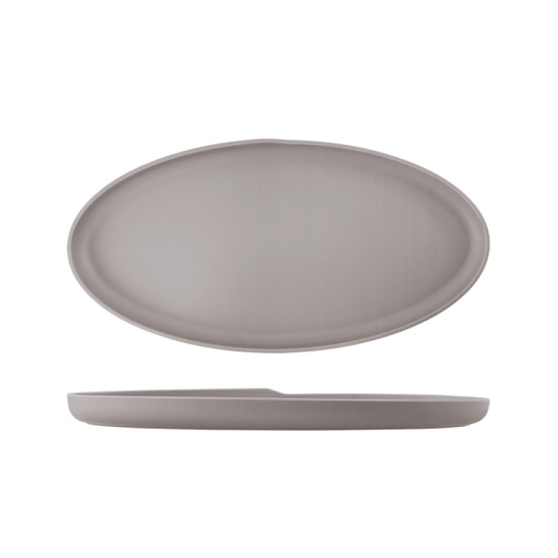 Sand Brown Copenhagen Oval Melamine Dish 47.5 x 24cm Sand Brown Copenhagen Oval Melamine Dish 47.5 x 24cm