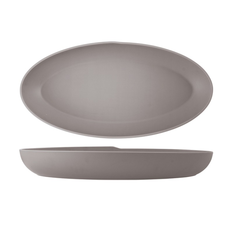 Sand Brown Copenhagen Oval Melamine Deep Dish 55 x 27.5 x 7. Sand Brown Copenhagen Oval Melamine Deep Dish 55 x 27.5 x 7.