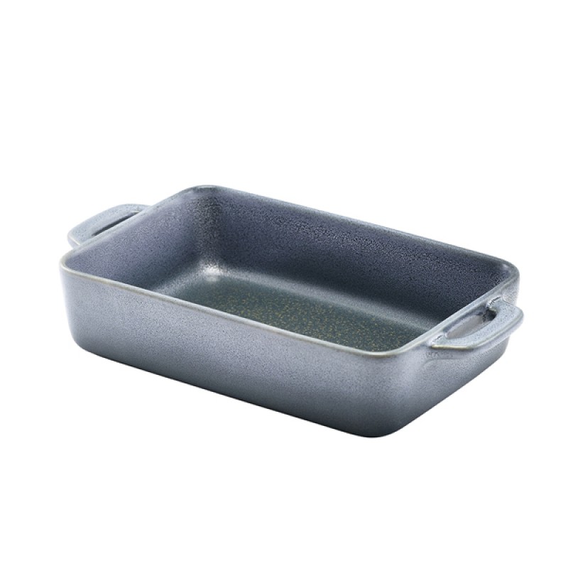 Forge Graphite Stoneware Rectangular Dish 16 x 10.5 x 4cm Forge Graphite Stoneware Rectangular Dish 16 x 10.5 x 4cm