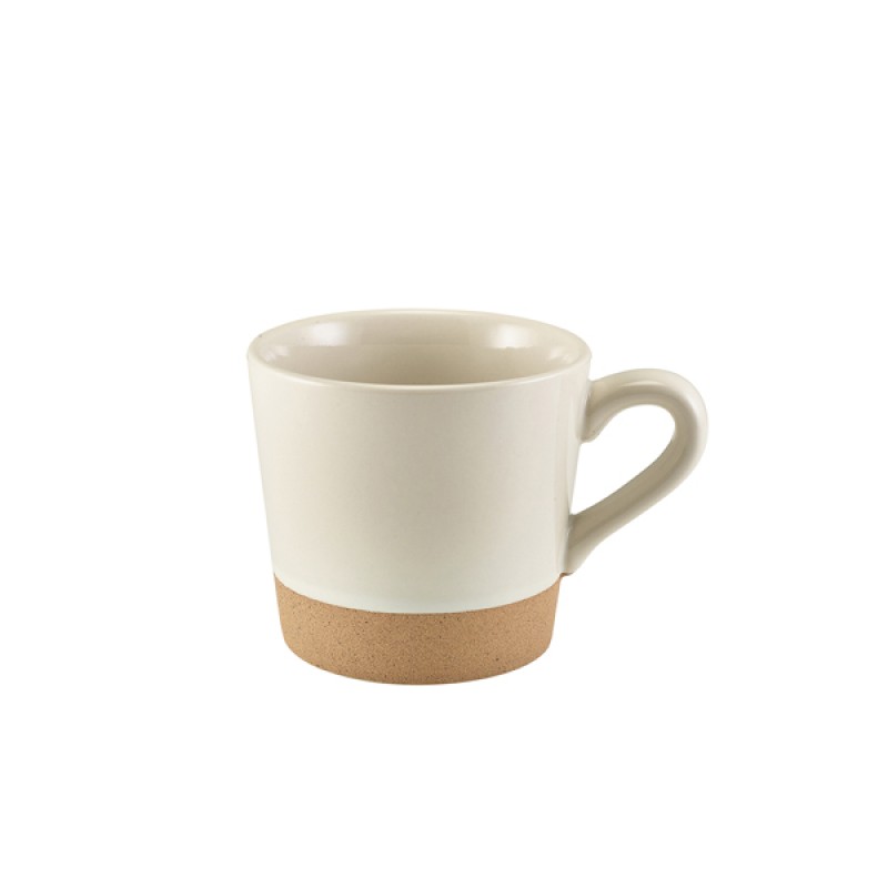 GenWare Kava White Stoneware Coffee Cup 34cl/12oz GenWare Kava White Stoneware Coffee Cup 34cl/12oz