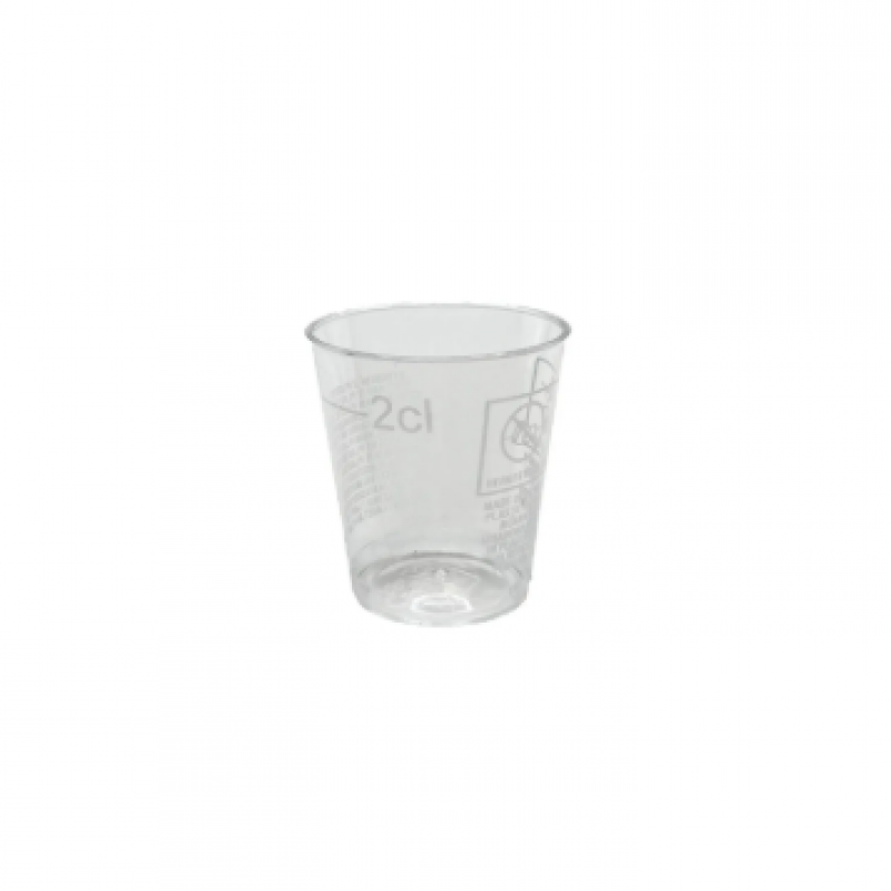 2cl to line/3cl to rim Shot Glasses EU (30x40) 2cl to line/3cl to rim Shot Glasses EU (30x40)