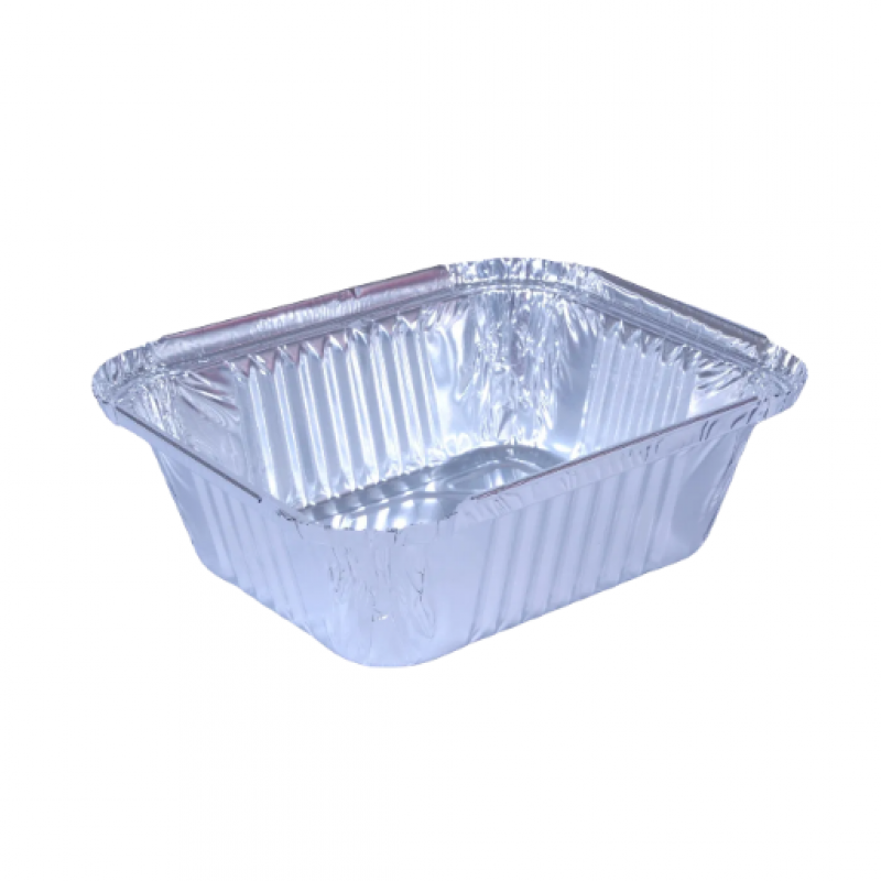 No.2 - 4 x 5 inch (450ml) -Foil containers (10x100's) No.2 - 4 x 5 inch (450ml) -Foil containers (10x100's)
