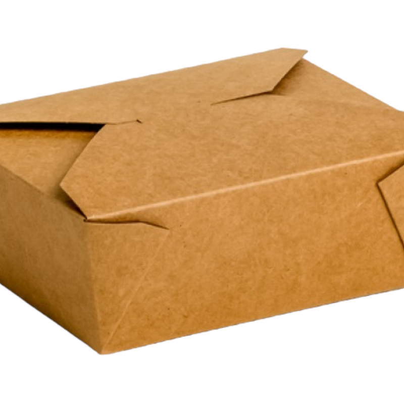 No.8 Kraft Biobox Containers (45oz) (6x50's)
