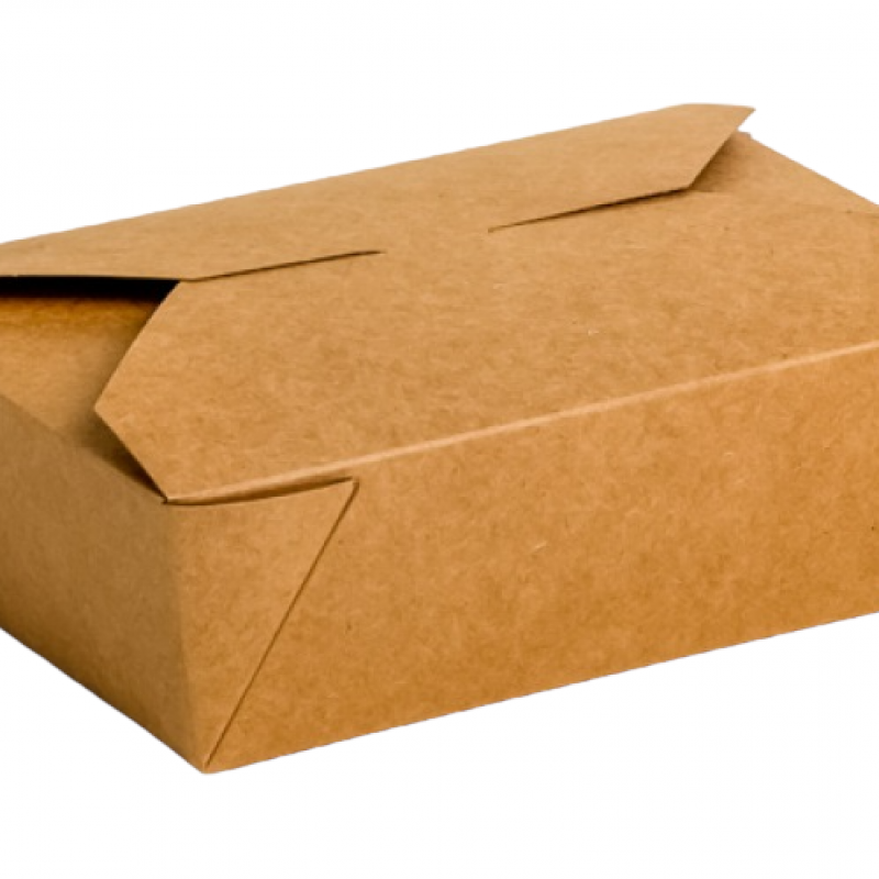 No.3 Kraft Biobox Containers (66oz) (4x50's)