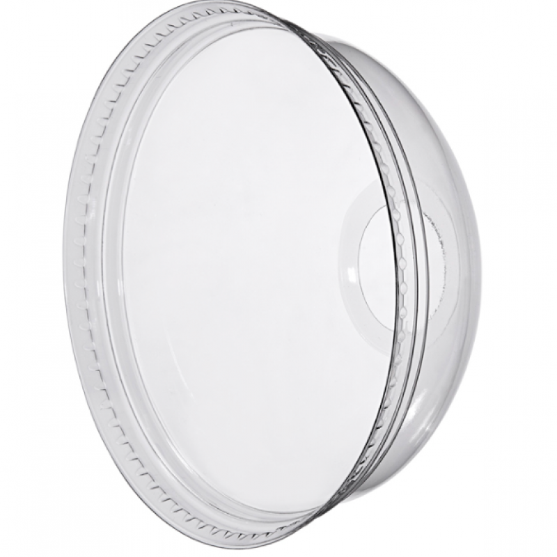 95mm Clear Greenspirit rPET Dome Lid S/Slot (JC2) (16x50) 95mm Clear Greenspirit rPET Dome Lid S/Slot (JC2) (16x50)