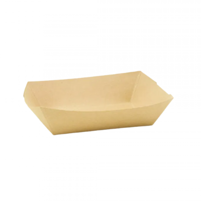 2lb Kraft Greenspirit Paper Food Tray 2lb Kraft Greenspirit Paper Food Tray