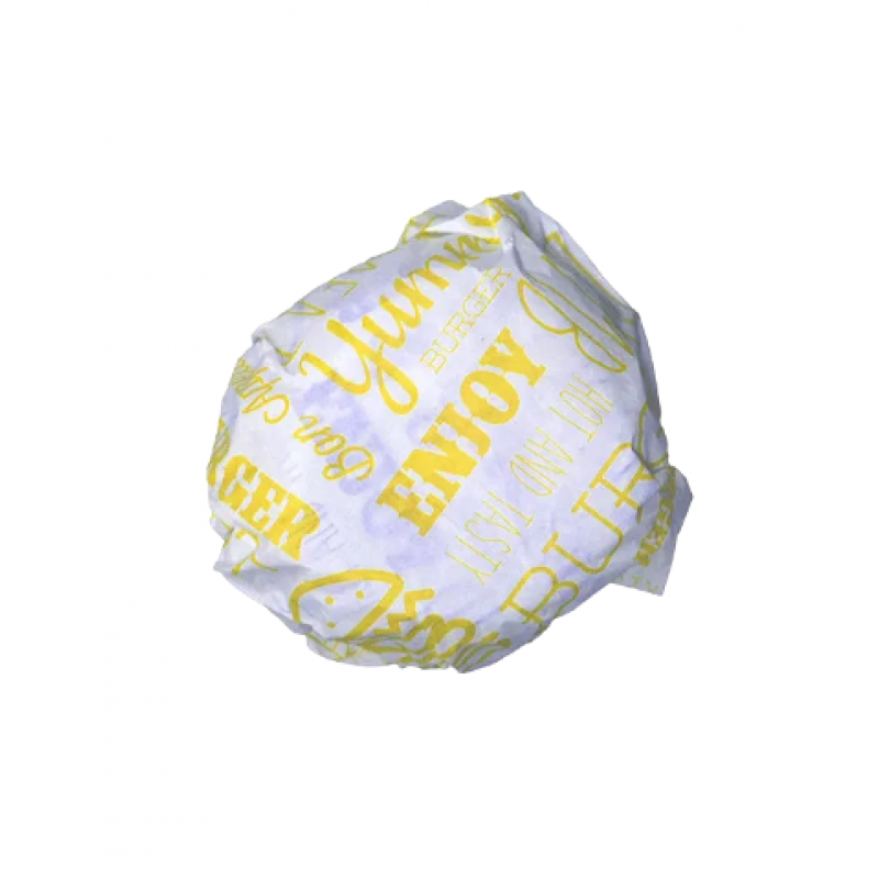 Yellow Compostable Burger Wrap 25x33cm (1000) Yellow Compostable Burger Wrap 25x33cm (1000)