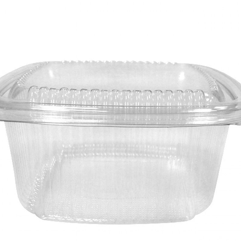 250cc Square hinged salad container (10x50) 250cc Square hinged salad container (10x50)