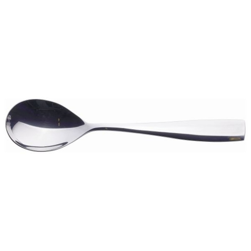 Genware Square Dessert Spoon 18/0 (Dozen) Genware Square Dessert Spoon 18/0 (Dozen)