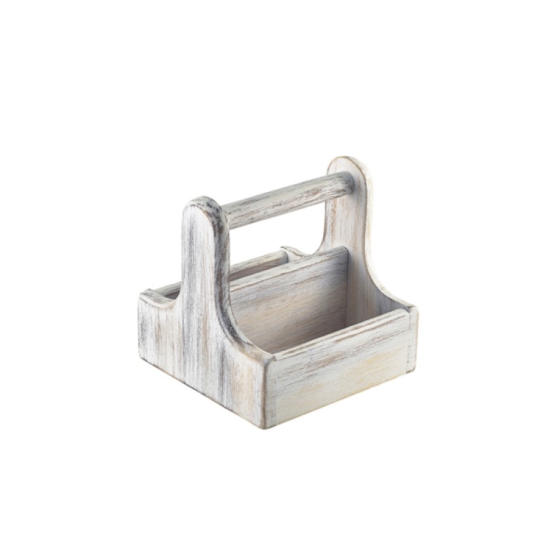 Small White Wooden Table Caddy Small White Wooden Table Caddy