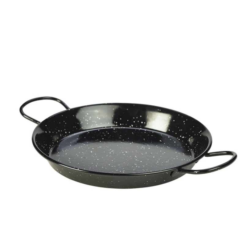 Black Enamel Paella Pan 26cm Black Enamel Paella Pan 26cm