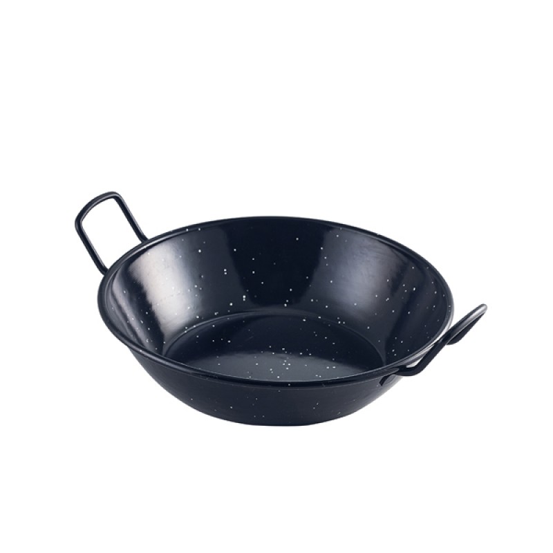 Black Enamel Dish 22cm Black Enamel Dish 22cm
