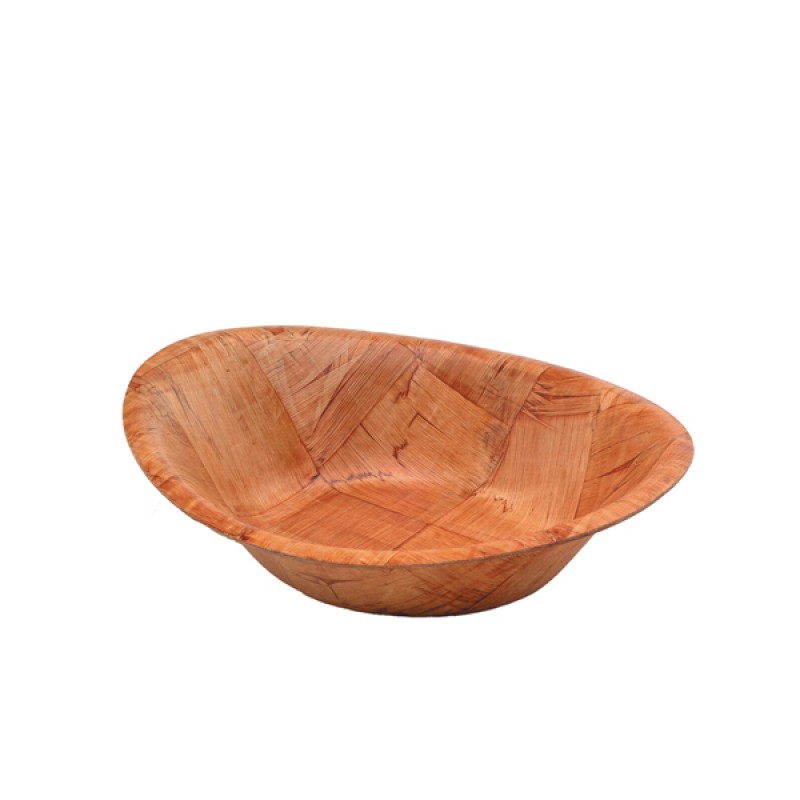 Oval Woven Wood Bowls 9 Oval Woven Wood Bowls 9