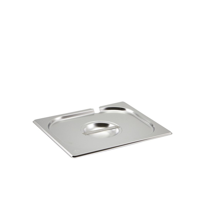 St/St Gastronorm Pan Notched Lid 1/2 St/St Gastronorm Pan Notched Lid 1/2