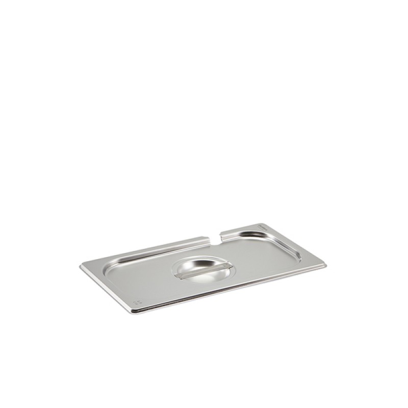 St/St Gastronorm Pan Notched Lid 1/3 St/St Gastronorm Pan Notched Lid 1/3