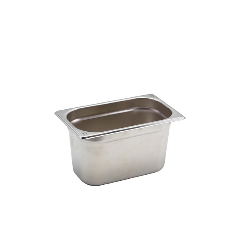 St/St Gastronorm Pan 1/4 - 150mm Deep St/St Gastronorm Pan 1/4 - 150mm Deep