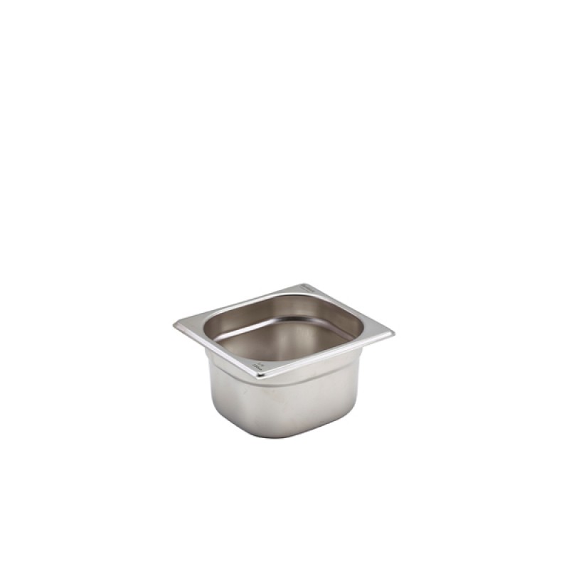 St/St Gastronorm Pan 1/6 - 100mm Deep St/St Gastronorm Pan 1/6 - 100mm Deep