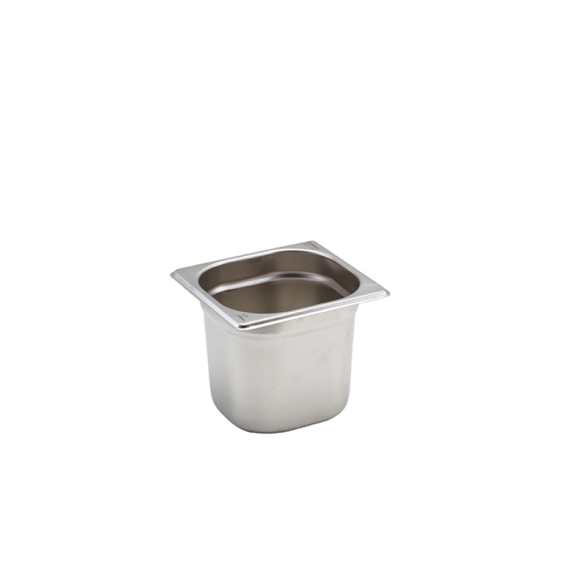 St/St Gastronorm Pan 1/6 - 150mm Deep St/St Gastronorm Pan 1/6 - 150mm Deep