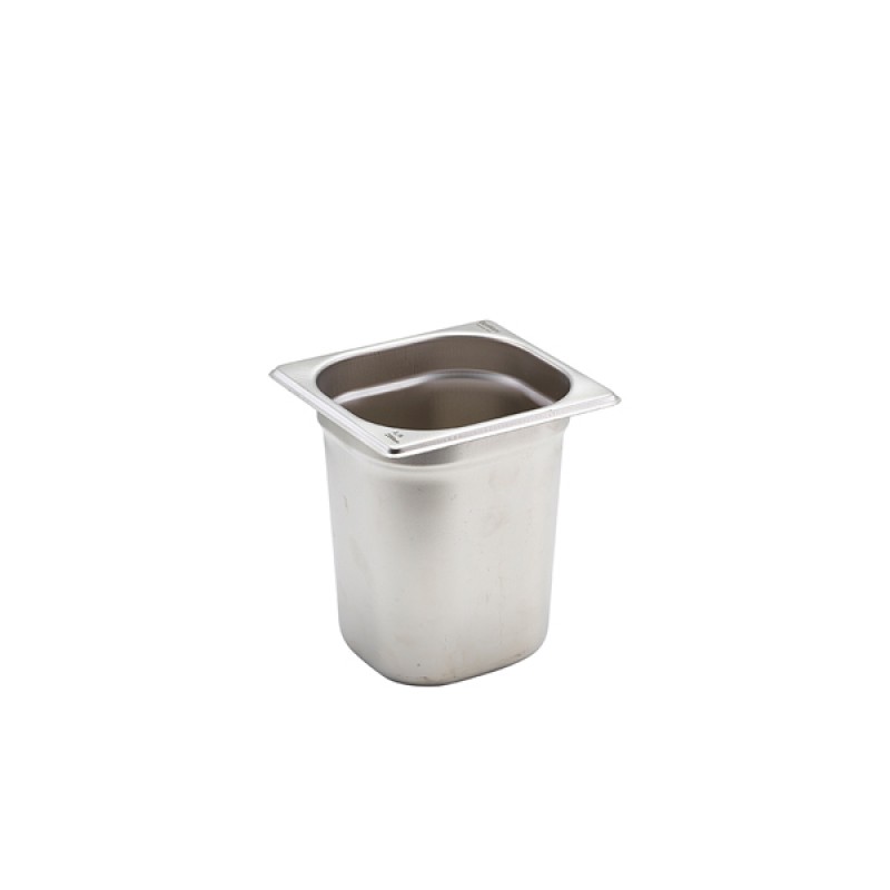 St/St Gastronorm Pan 1/6 - 200mm Deep St/St Gastronorm Pan 1/6 - 200mm Deep