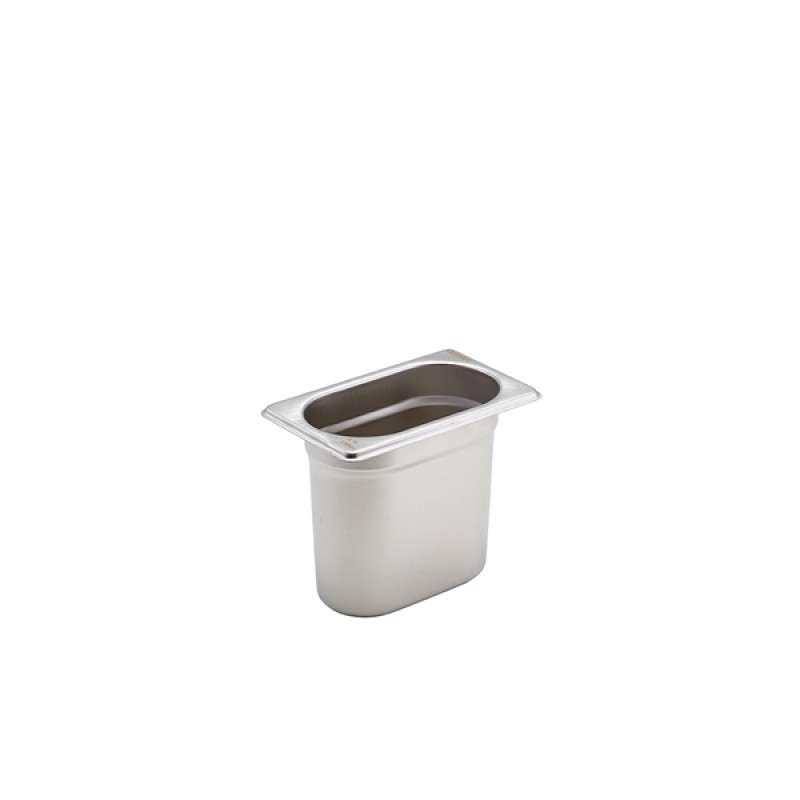 St/St Gastronorm Pan 1/9 - 150mm Deep St/St Gastronorm Pan 1/9 - 150mm Deep