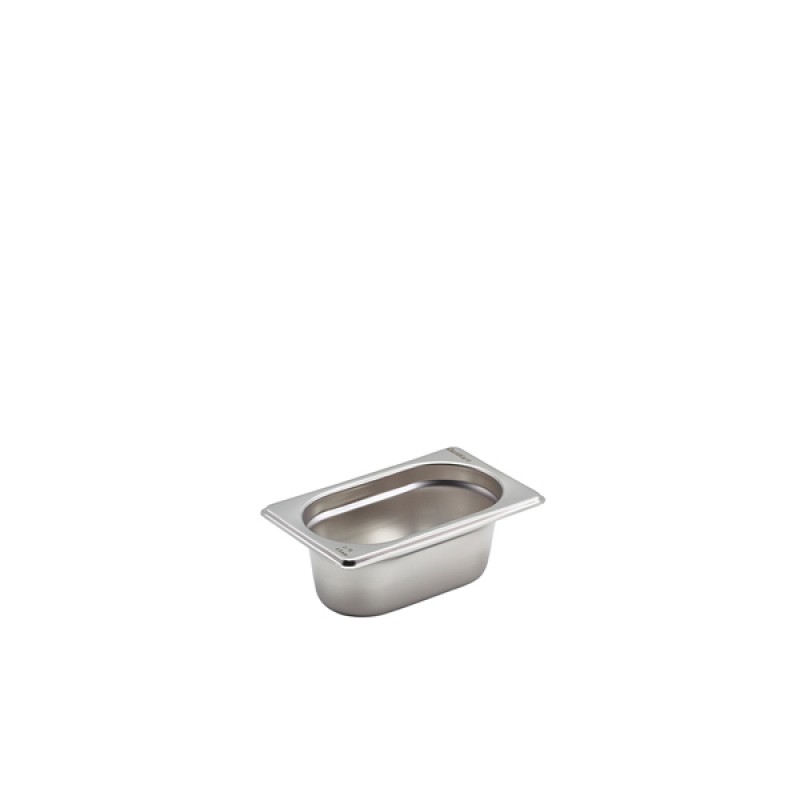 St/St Gastronorm Pan 1/9 - 65mm Deep St/St Gastronorm Pan 1/9 - 65mm Deep
