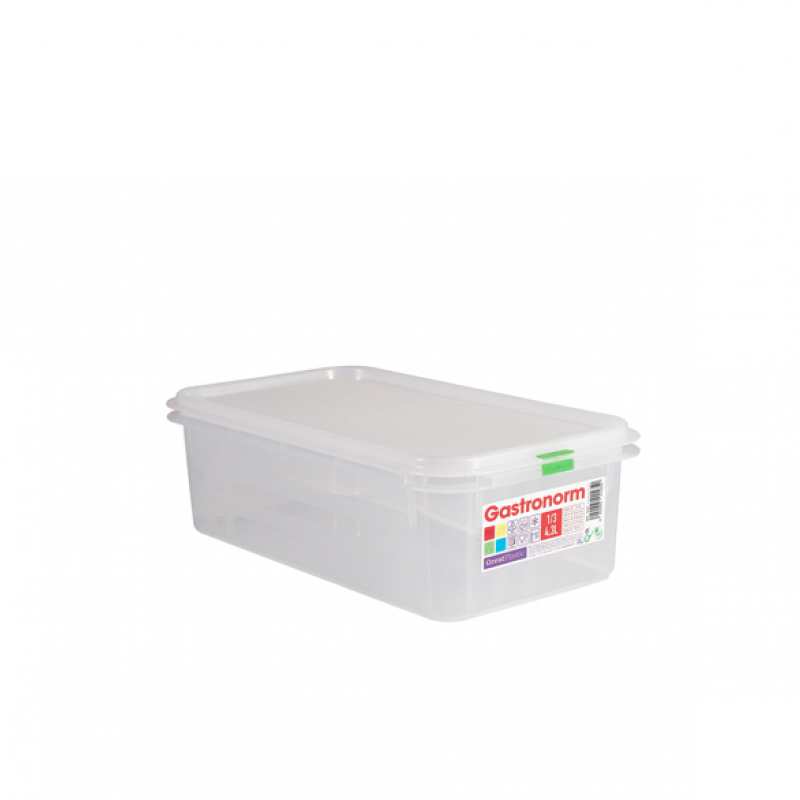 GenWare Clear Polypropylene Container GN1/3 100mm GenWare Clear Polypropylene Container GN1/3 100mm