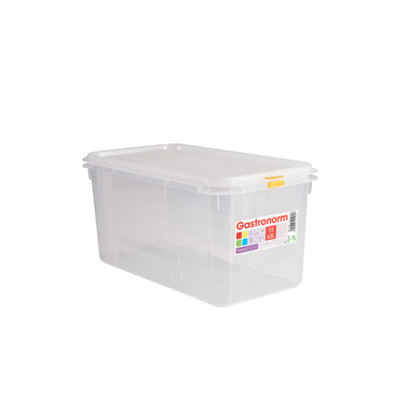 GenWare Clear Polypropylene Container GN1/3 150mm GenWare Clear Polypropylene Container GN1/3 150mm