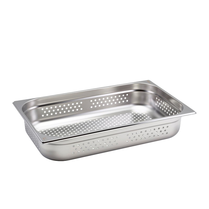 Perforated St/St Gastronorm Pan 1/1 - 100mm Deep Perforated St/St Gastronorm Pan 1/1 - 100mm Deep