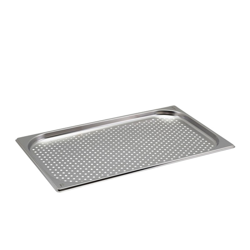 Perforated St/St Gastronorm Pan 1/1 - 20mm Deep Perforated St/St Gastronorm Pan 1/1 - 20mm Deep
