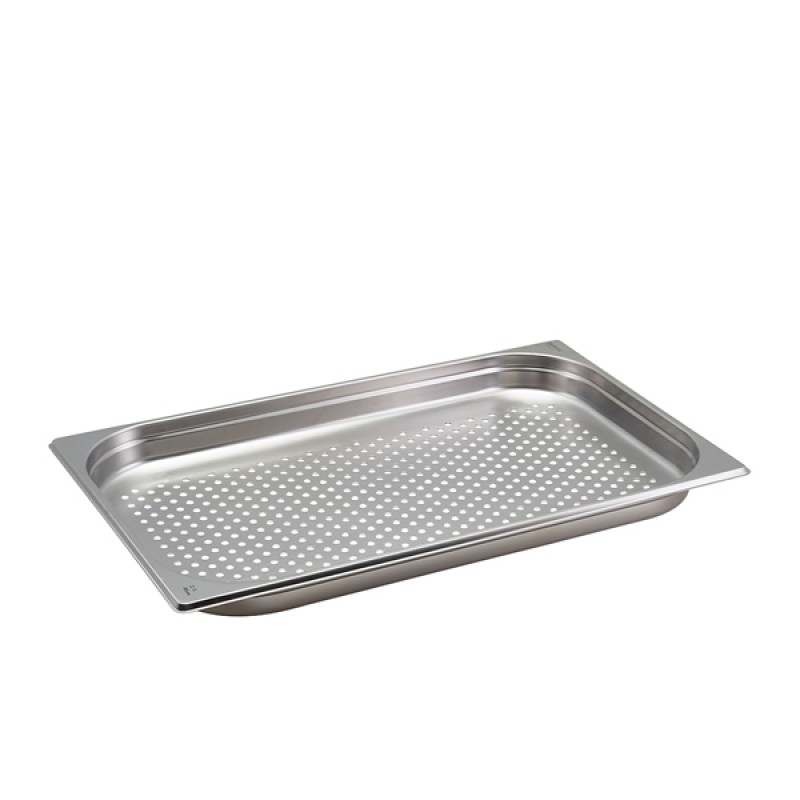 Perforated St/St Gastronorm Pan 1/1 - 40mm Deep Perforated St/St Gastronorm Pan 1/1 - 40mm Deep