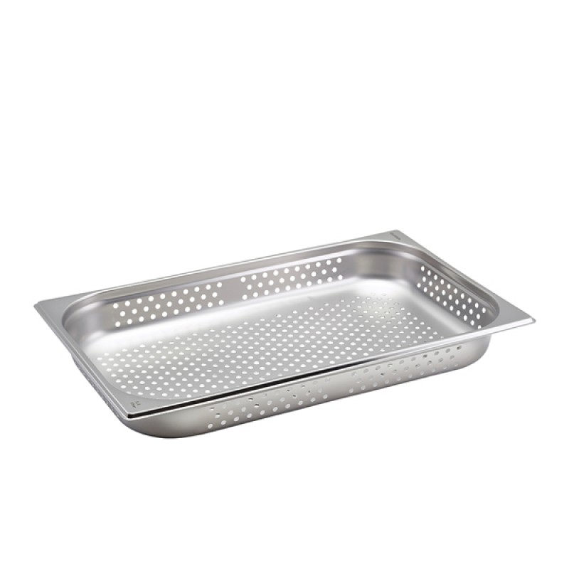Perforated St/St Gastronorm Pan 1/1 - 65mm Deep Perforated St/St Gastronorm Pan 1/1 - 65mm Deep