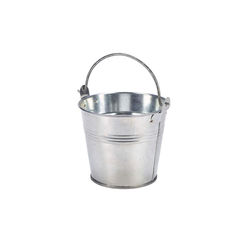 Galvanised Steel Serving Bucket 10cm Dia