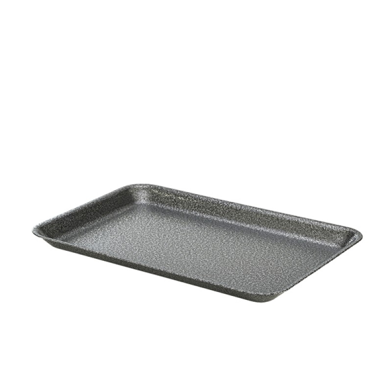 Galvanised Steel Tray 31.5x21.5x2cm Hammered Silver Galvanised Steel Tray 31.5x21.5x2cm Hammered Silver