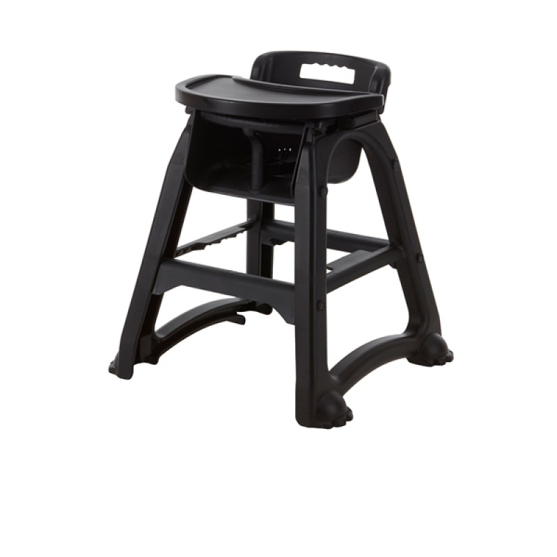 GenWare Black PP Stackable High Chair GenWare Black PP Stackable High Chair