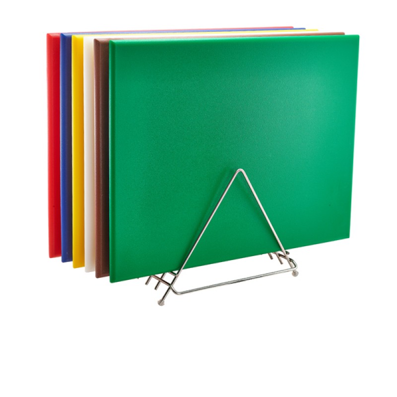High Density Chopping Board And Rack Set 24 x 18 x 0.75 High Density Chopping Board And Rack Set 24 x 18 x 0.75