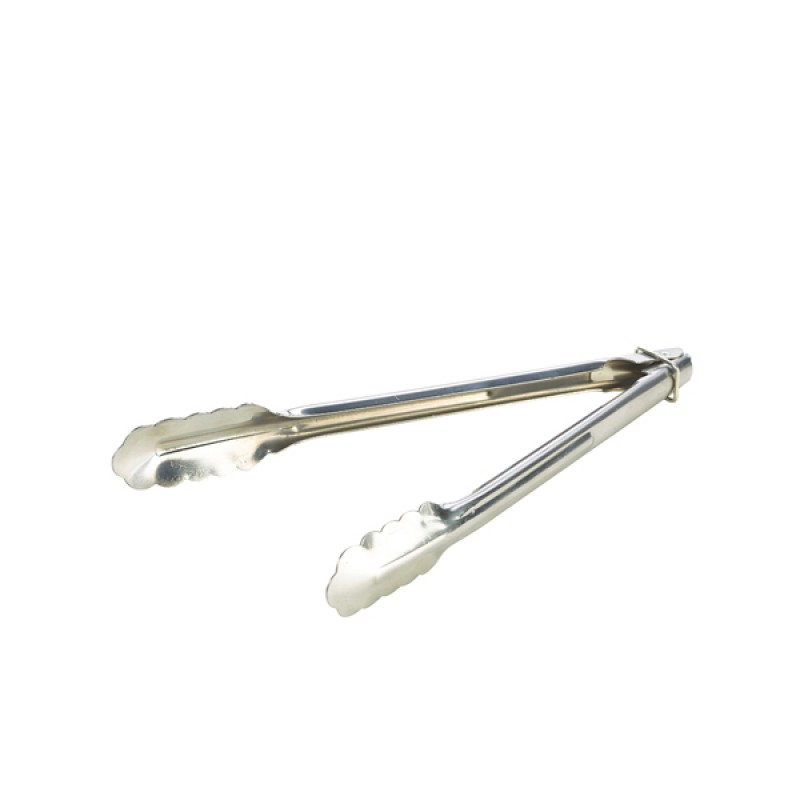 Heavy Duty S/St All Purpose Tongs 12'' Heavy Duty S/St All Purpose Tongs 12''
