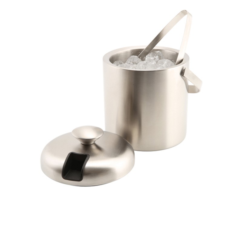 Genware Insulated St/St Ice Bucket&Tong 1.2L Genware Insulated St/St Ice Bucket&Tong 1.2L