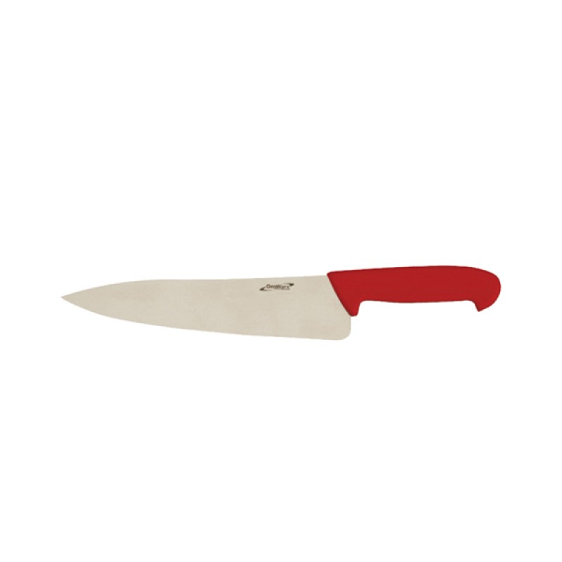 Genware 10'' Chef Knife Red Genware 10'' Chef Knife Red