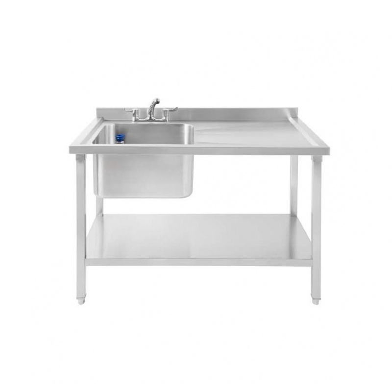 Atlas Single Bowl Sink Left Hand Drain 1200mm