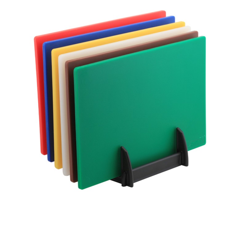 Low Density Chopping Board And Rack Set 18 x 12 x 1 Low Density Chopping Board And Rack Set 18 x 12 x 1