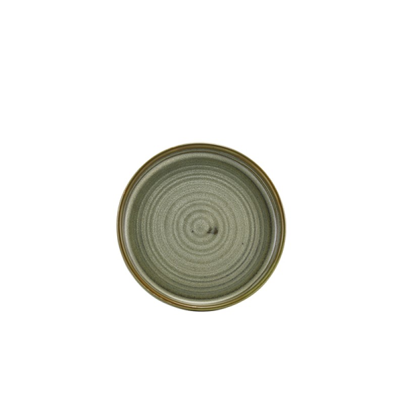 Terra Porcelain Matt Grey Low Presentation Plate 14cm Terra Porcelain Matt Grey Low Presentation Plate 14cm